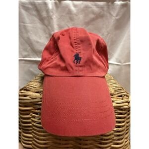 Vintage Polo Ralph Lauren Hat Cap Pony Leather Strap Old Money Quiet Luxury Y2K